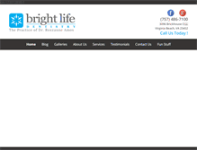 Tablet Screenshot of brightlifedentistry.com